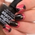 Ruffian manucure rose et noire Picture Polish | melyne-nailart